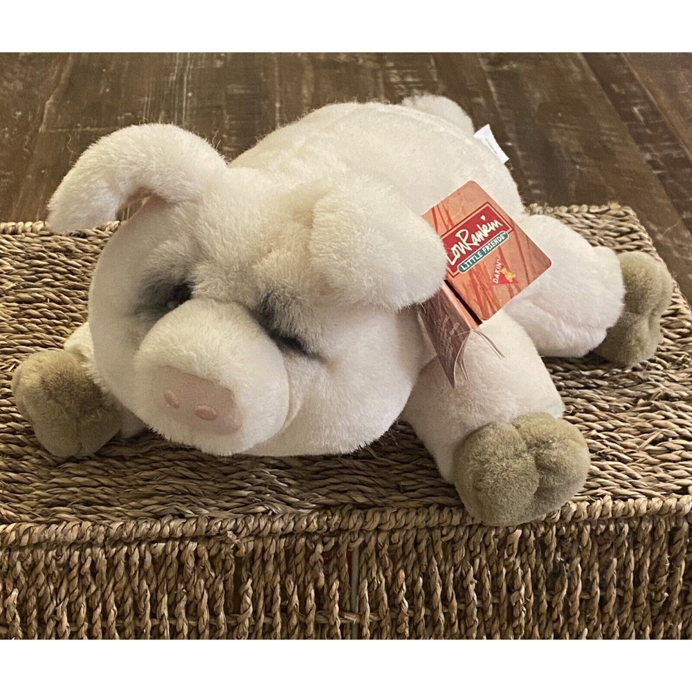 VTG Dakin Plush Pig Wilfred Stuffed Animal Lou Rankin 12" Original Tag